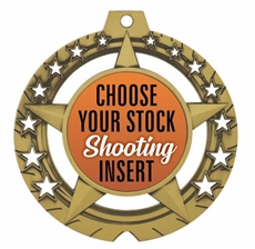 Shooting Full Color Insert Medal