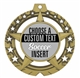 Soccer Full Color Custom Text Insert Medal