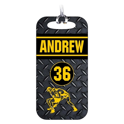 Wrestling Team Bag Tag