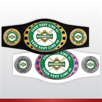 Champion Belt | Award Belt for Baseball