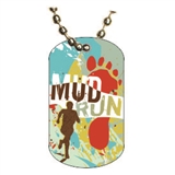 Mud Run Dog tag