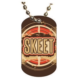 Skeet Shooting Dog tag