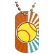 Softball Dog tag