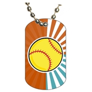 Softball Dog tag