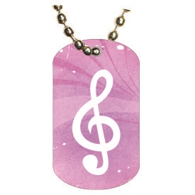 Music Dog tag