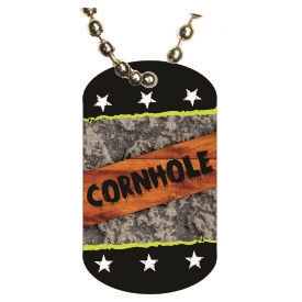 Corn Hole Dog tag