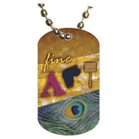 Fine Art Dog tag