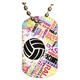 Volleyball Dog tag