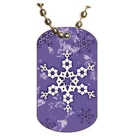 Winter Dog tag