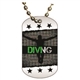 Diving Dog tag