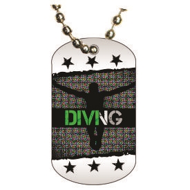 Diving Dog tag