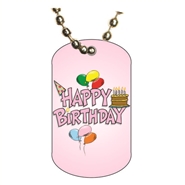 Birthday Dog tag