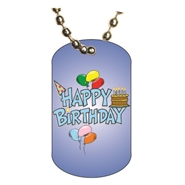 Birthday Dog tag