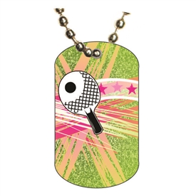 Swimming Dog tag