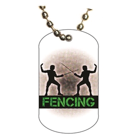 Fencing Dog tag