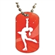 Figure Skating Dog tag