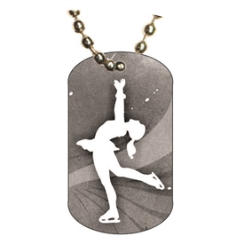 Figure Skating Dog tag