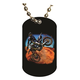 Motocross Dog tag