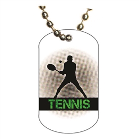 Tennis Dog tag