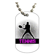 Tennis Dog tag