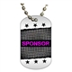 Sponsor Dog tag