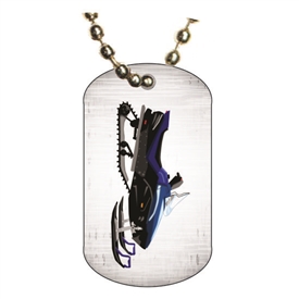 Snowmobile Dog tag