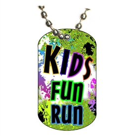 Kids Run Dog tag