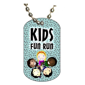 Kids Run Dog tag