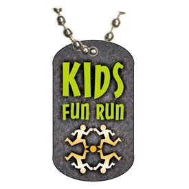 Kids Run Dog tag