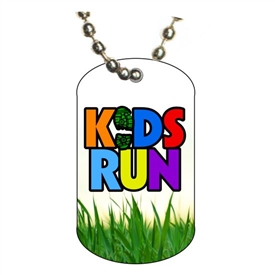 Kids Run Dog tag