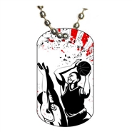 Basketball Dog tag