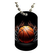 Basketball Dog tag