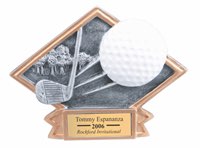 Golf Sculpted Resin Trophy