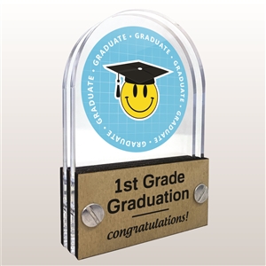 Double Pane Acrylic Graduate Trophy Award