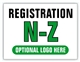 Event Registration Area Sign | Registration N-Z