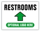 Race Event I.D. & Information Sign | Restrooms Directional