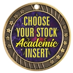 Academic Star Full Color Insert Medal