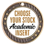 Academic Full Color Insert Medal