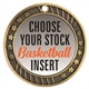 Basketball Full Color Insert Medal