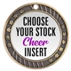 Cheer Full Color Insert Medal