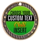 Chili Cook-off Full Color Custom Text Insert Medal