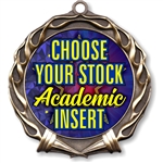 Academic Star Full Color Insert Medal