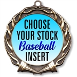 Baseball Full Color Insert Medal