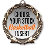 Basketball Full Color Insert Medal