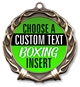 Boxing Full Color Custom Text Insert Medal