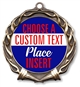 Place Full Color Custom Text Insert Medal