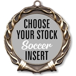 Soccer Full Color Insert Medal