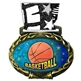 Basketball Medal in Jam Oval Insert | Basketball Award Medal