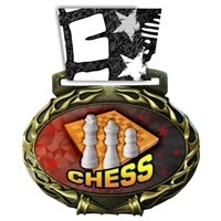 Chess Medal in Jam Oval Insert | Chess Award Medal