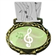 Music Medal in Jam Oval Insert | Music Award Medal